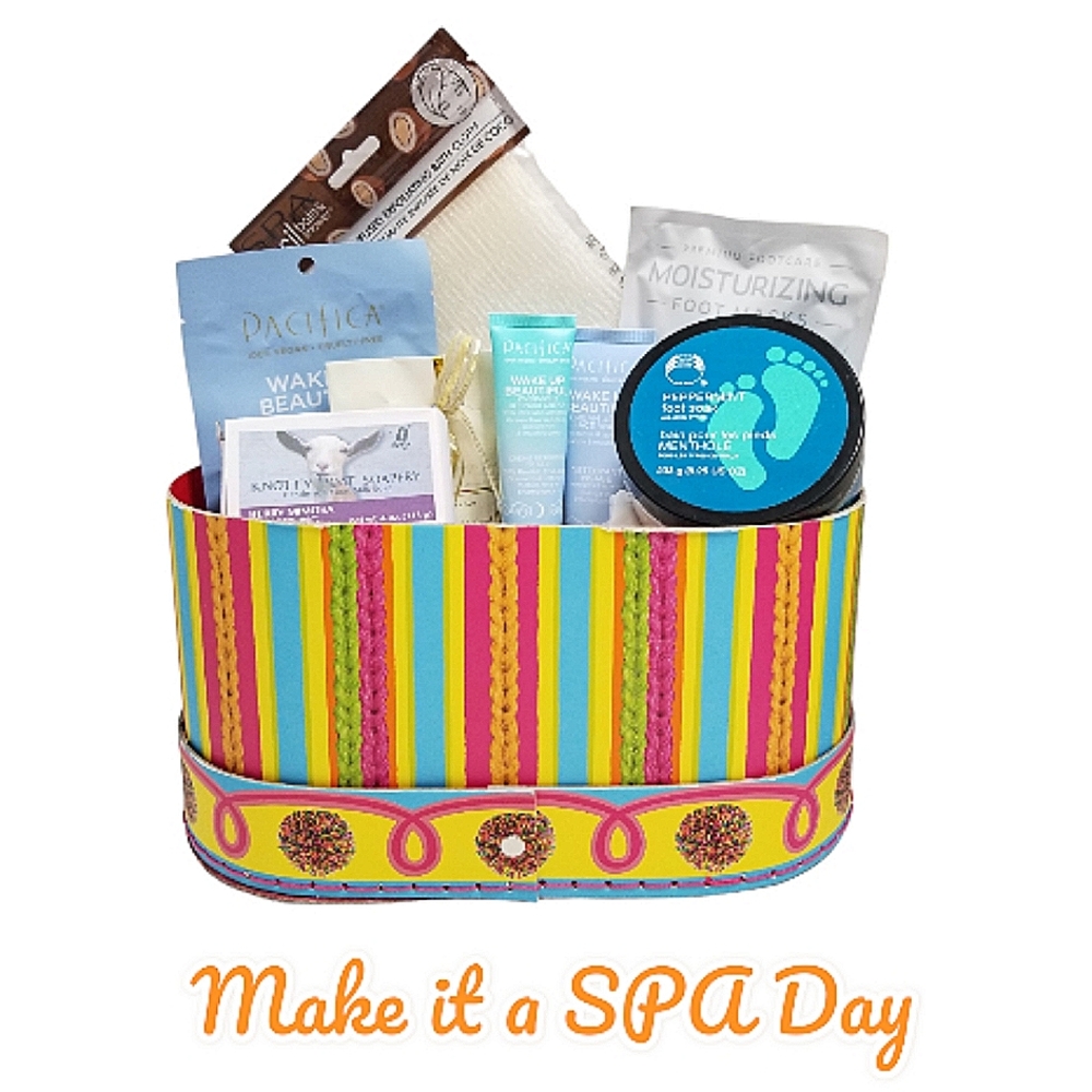 Spa Day Pampering Essentials Bundle in a Festive Reusable Box